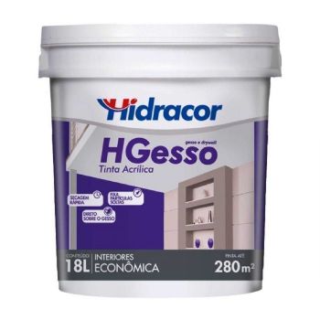 TINTA LTEX FOSCO HIDRACOR HGESSO BRANCO 18L