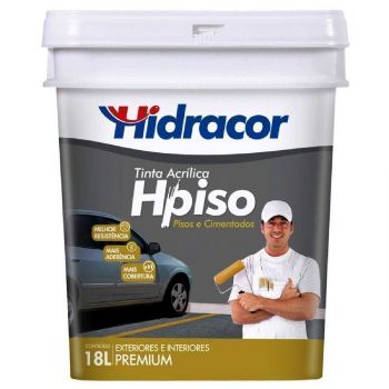 TINTA ACRLICA FOSCO HIDRACOR HPISO 18L