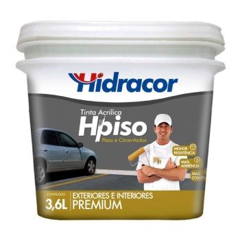 TINTA ACRLICA FOSCO HIDRACOR HPISO 3,6L