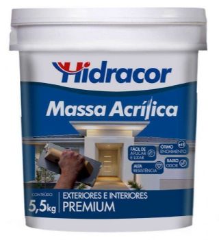 MASSA ACRLICA HIDRACOR 5,5KG