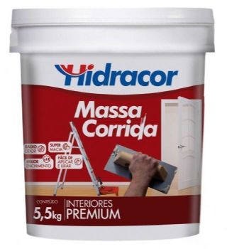 MASSA CORRIDA HIDRACOR 5,5KG