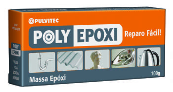 ADESIVO MASSA EPXI PULVITEC POLYEPOXI 100G